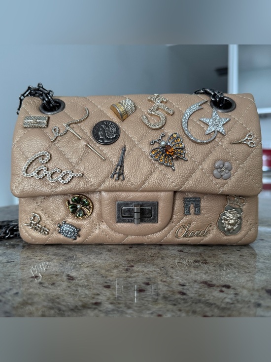 CHANEL Handbags - Limited Edition Chanel Lucky Charms 2.55 Reissue 224 Double Flap Bag